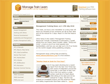 Tablet Screenshot of managetrainlearn.com